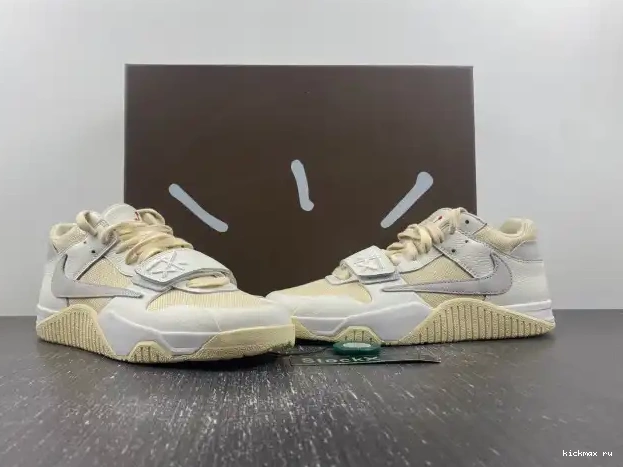 Rep Kickmax THE X TRAVIS SCOTT CUT CHECK FZ8117-003 JORDAN 0325
